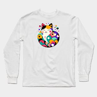 Cat Palette Colorful Family Long Sleeve T-Shirt